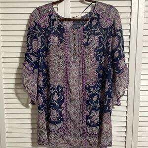 Style & Co sheer blouse